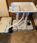 Keep everyone clean with our portable handwashing station