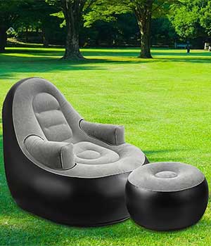 Inflatable outside furniture perfect for movie night