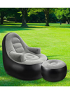 Inflatable Chair with Armrest and Ottoman